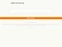 Tablet Screenshot of anime-torrent.org